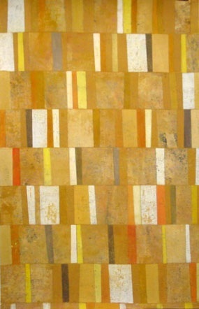 11-op04JL, oil, collage on paper, 40 x 26 in.