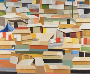 SHELTERS 1, 51 x 62 in.