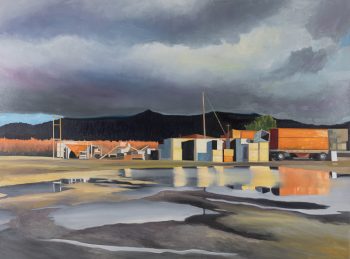 PACKING YARD, 59 x 80 in.