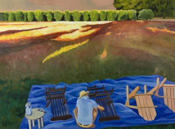 FOUR CHAIRS, 59 x 80 in.