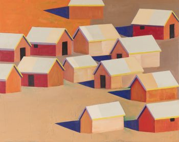 SHELTERS, HUTS 2, 24 x 30 in.