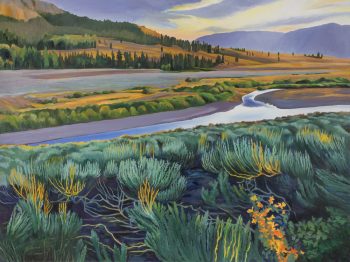 LAMAR VALLEY, 60 x 80 in.