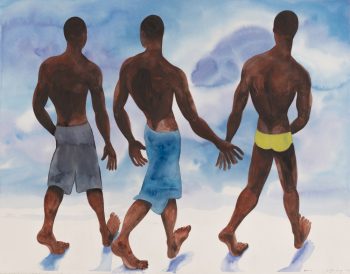 BAHIA, TRIO WALKING 30 x 39 in.