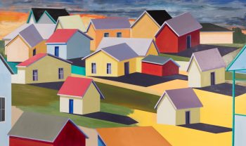 SHELTERS, LITTLE HOUSES, 72 x 120 in.