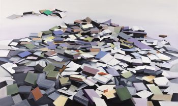 ABANDONED BOOKS 2, 72 x 120 in