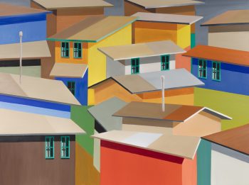SHELTERS, BEACH, 36 x 48 in.