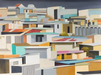 SHELTERS, CAPE TOWN, 36 x 48 in.