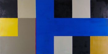 CHACO 6, oil on canvas, 36 x 72 in.