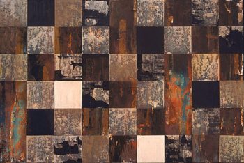 GRID, CHECKERED PAST 10, 52 x 70 in.