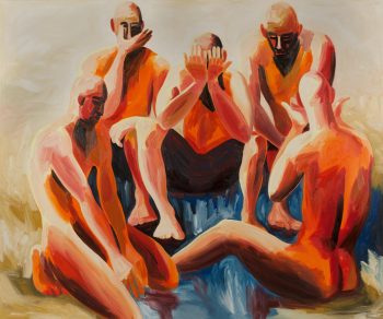 DRINK, oil on canvas, 60 x 72 in.