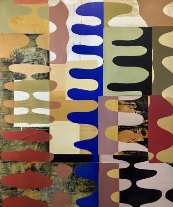 SHIMMY 10, oil on canvas, 36 x 24 in. Chelsea Michaels Gallery, Laguna Beach CA