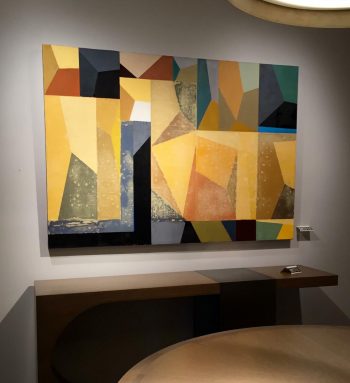 HARLEQUIN, oil on canvas, 48 x 68 in. installation