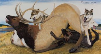 REGENERATION, 60 x 112 in.