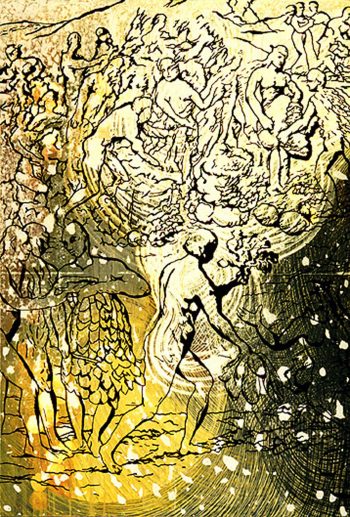 INDIANS DREAMING, 76 x 52 in.