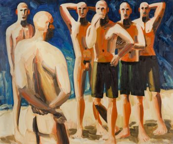 THREE SHORTS, 60 x 72 in.