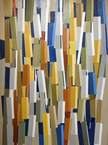 CASCADE, oil on canvas, 72 x 60 in.