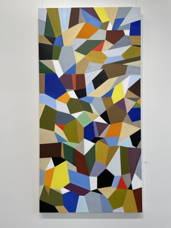 MOSAIC 4, oil on canvas, 44 x 88 in.