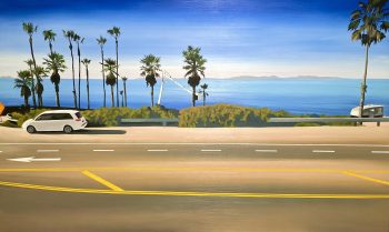 SANTA BARBARA CHANNEL, oil on canvas, 36 x 60 in.