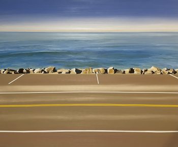 THE COURSE OF EMPIRE, PACIFIC RIM, oil on canvas, 72 x 80 in. Fresno Art Museum